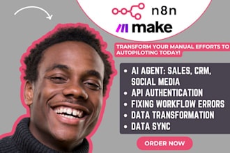 fix make ai agent n8n API integrations ai agent n8n workflow automation make com