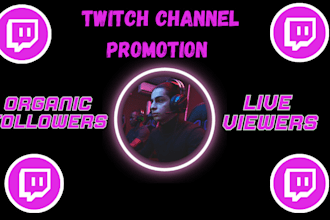 promote organically and bring in massive live viewers to your twitch channel