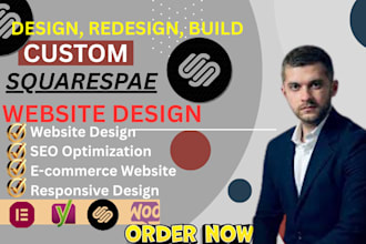 build a custom squarespace website optimized for SEO and conversions