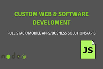 develop custom software solutions for you