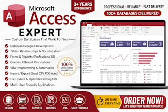 do premium microsoft access database and update IT