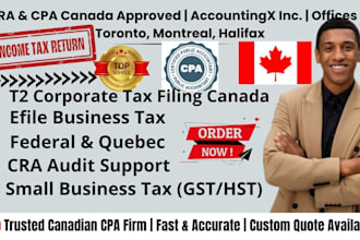 efile canada corporation tax, t2 canada as CPA business tax canada