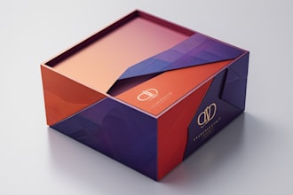 design product packaging, box packaging, and label