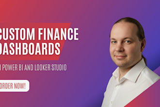 create finance dashboard with power bi and looker studio