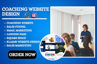 build personal brand coaching empire website with online CRM booking email flows