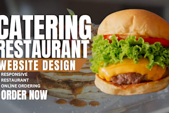 wordpress catering and restaurant website food ordering, delivery, online menu