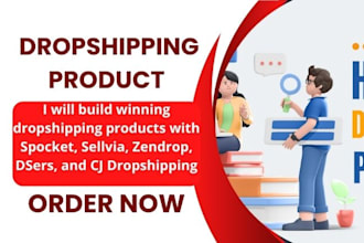 find shopify dropshipping winning product using spocket sellvia zendrop dsers cj
