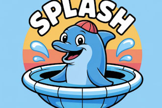 design high quality swimming pool logo with fastest delivery