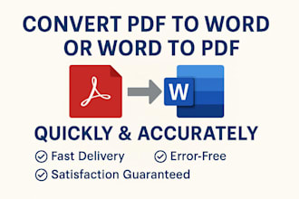 convert PDF to word or word to PDF quickly and accurately