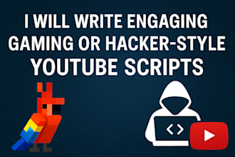 write engaging minecraft gaming story scripts for youtube
