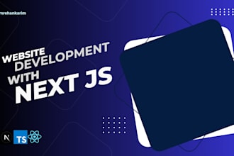 build modern react js, next js websites with tailwind CSS and typescript