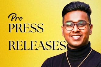write a press release as a journalist