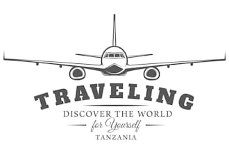 design a unique airplane logo