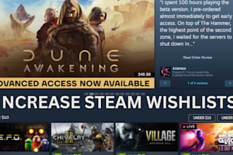 steam game promotion, wishlist growth steam game marketing, steam game promotion