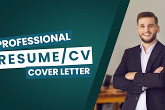 create a professional CV, resume, and cover letter that gets you hired