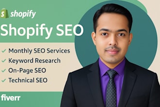 do monthly advance shopify SEO to boost traffic sales and ranking