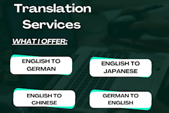 german chinese japanese translation expert