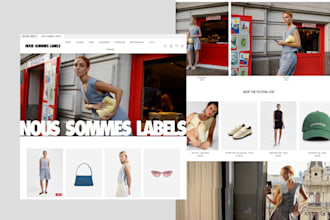 build luxury clothing website that convert for clothing brand