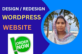 design or redesign word press website
