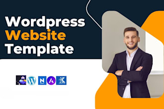 design responsive wordpress website template