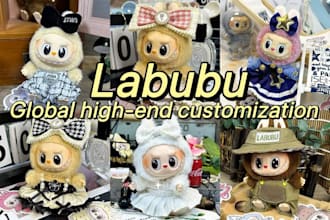 help you design customized clothes and accessories from labubu