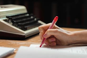 proofread and edit articles