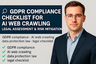 create gdpr compliance checklist for ai web crawling