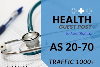 publish health guest post on high authority health blogs