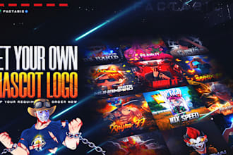 do custom art for esports logo, thumbnail or banner