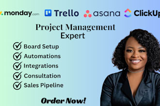 setup  monday CRM notion clickup trello monday workflow asana