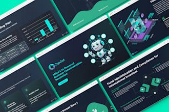 design powerpoint and investor pitch deck presentation for your business