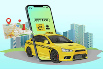 develop taxi booking app rideshare app car rental app lyft uber clone taxi app