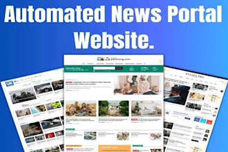 create an automated wordpress 24 hour news website for passive income