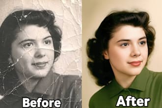 enhance, restore and upscale low quality images and photos