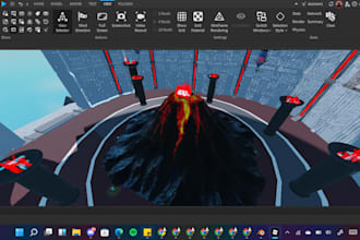 build roblox game,map,model,roblox character, animate, outfits, gui,car, rigging