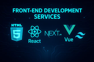 your expert front end web developer react next tailwindcss