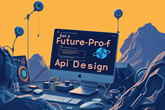 help you design and structure your API using rust or python