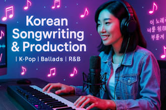 be your kpop jpop english vocals cover songs female singer lyric songwriter
