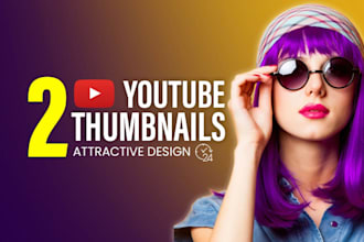 design the best youtube thumbnail