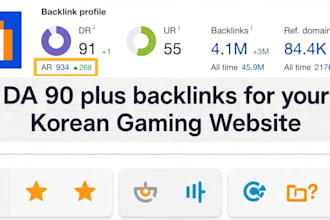 build high quality korean whitehat backlinks for top rank in google