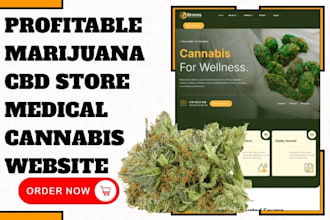 design cbd shopify store tobacco weed hemp vape cbd marijuana cannabis website