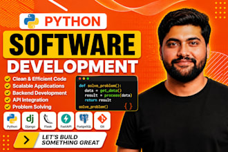 be your python developer custom software programmer and automation expert