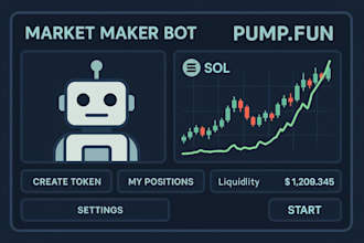 build solana volume bot, market maker bot on pumpfun, dexscreener, raydium