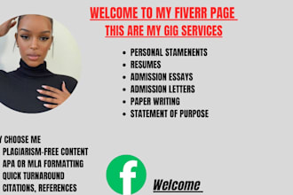 edit your personal statement, statement of purpose and admission letter