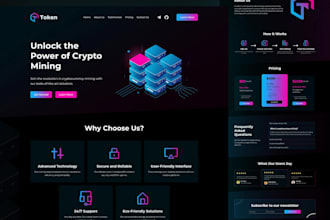 develop a mining pool website for your token, integrated yiimp or miningcore