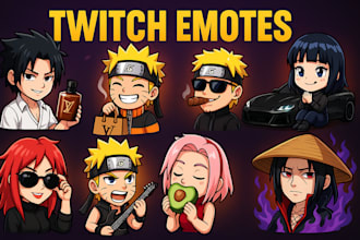 create custom twitch emotes and animated emotes in any style