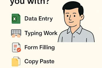 do accurate data entry, typing, and form filling work