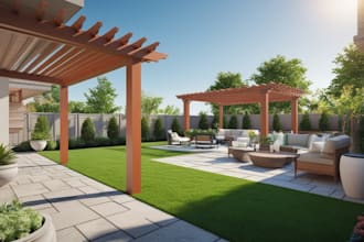 do backyard landscape design, patio, front yard design
