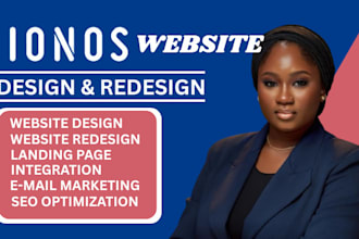 do ionos website, design ionos website, redesign ionos website