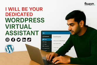 be your dedicated wordpress virtual assistant
